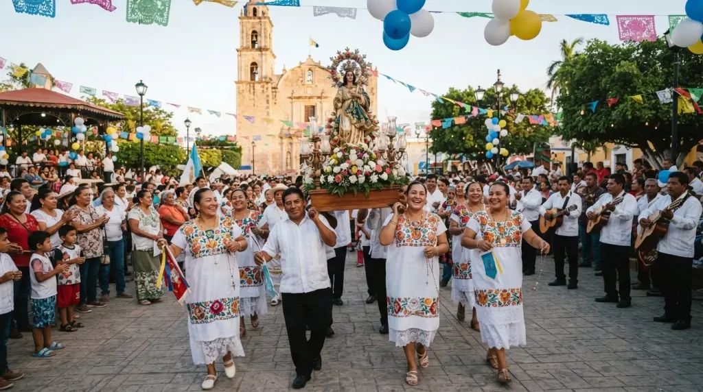 Fiesta Virgen de la Asunción Yucatán