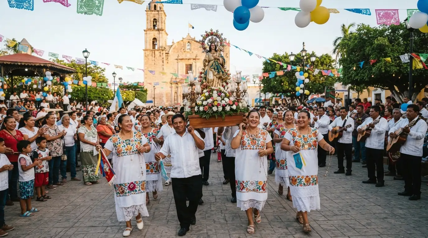 Fiesta Virgen de la Asunción Yucatán